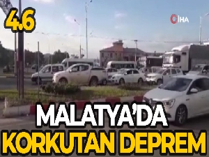 Malatya'da 4.6 büyüklüğünde deprem