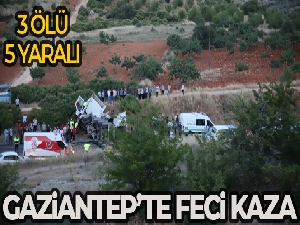 Gaziantep'te zincirleme kaza: 3 ölü, 5 yaralı