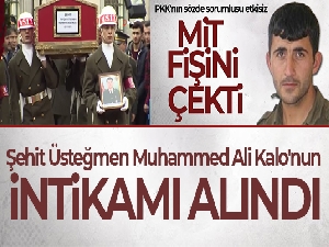 Şehit Üsteğmen Muhammed Ali Kalo'nun intikamı alındı