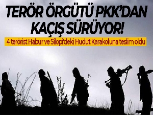 Terör örgütü PKK'dan kaçış sürüyor