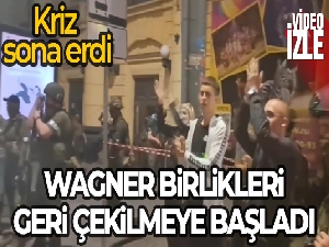 Wagner birlikleri geri çekilmeye başladı