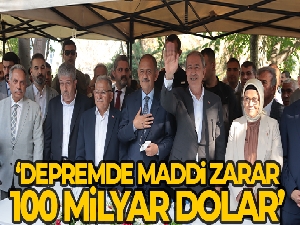 Bakan Özhaseki: 'Depremde maddi zarar 100 milyar dolar'