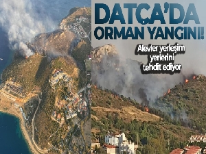 Datça'da orman yangını