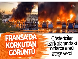 Fransa'da korkutan görüntü