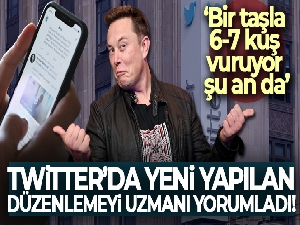 Prof. Dr. Eraslan: '(Tweet görüntüleme sınırlaması) Daha nitelikli takip edilebilecek kişiler bulunabilir'