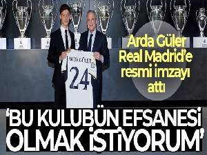 Arda Güler, Real Madrid'e resmi imzayı attı