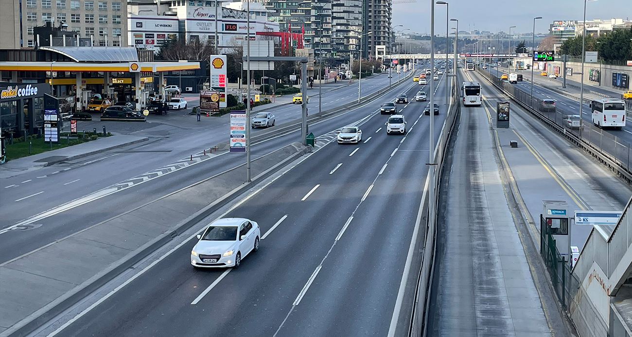 İstanbul’da yeni yılın ilk gününde trafik yüzde 1’e düştü