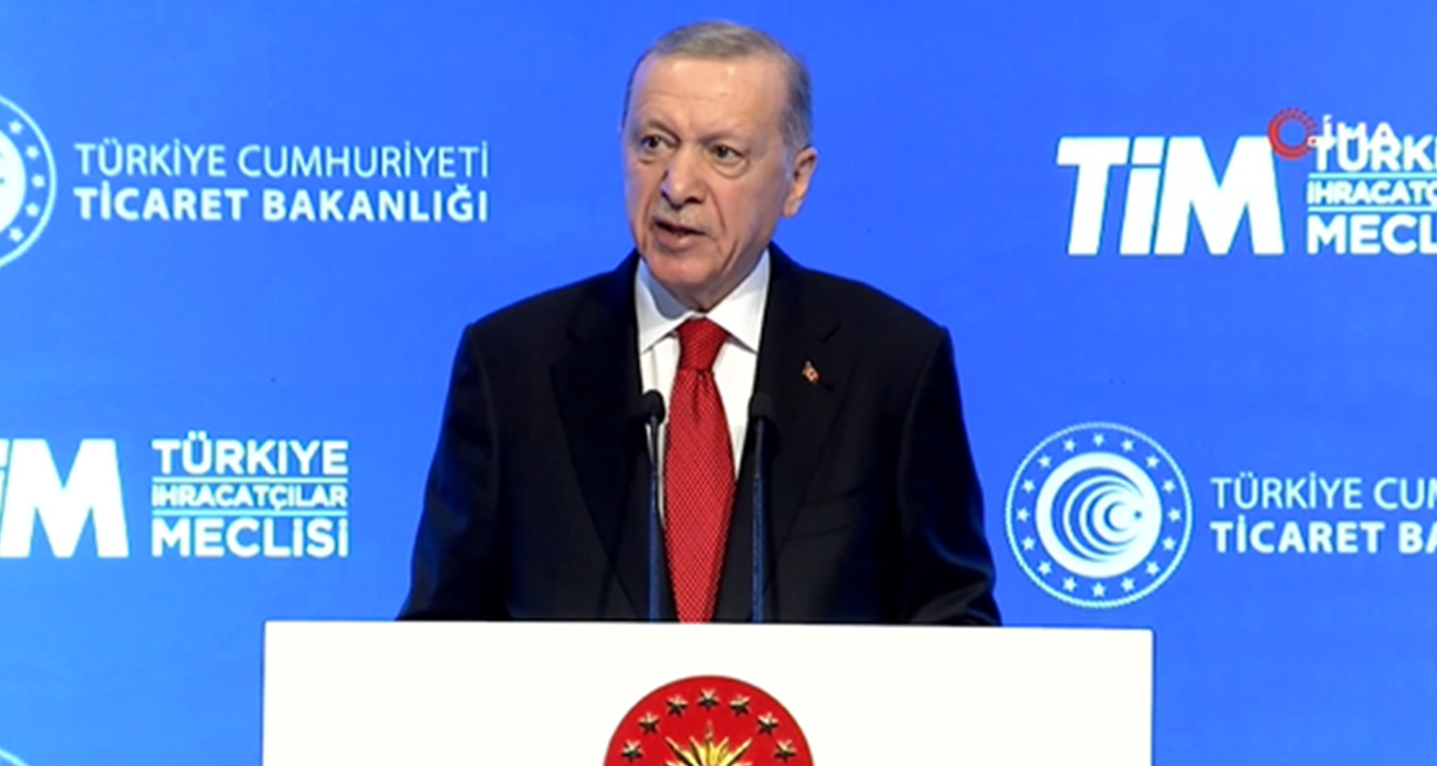 Cumhurbaşkanı Erdoğan :'İhracat rakamımız Cumhuriyet tarihimizin rekorunu kırmıştır'