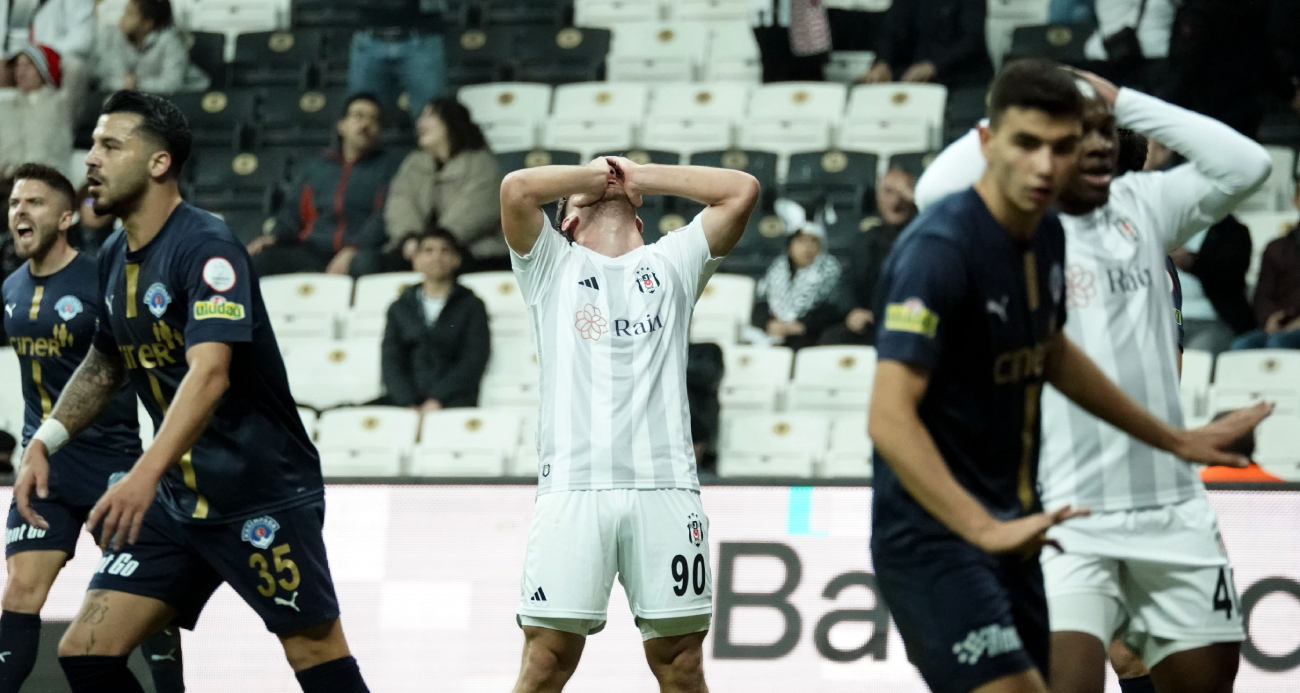 Trendyol Süper Lig: Beşiktaş: 1 - Kasımpaşa: 3 (Maç sonucu)