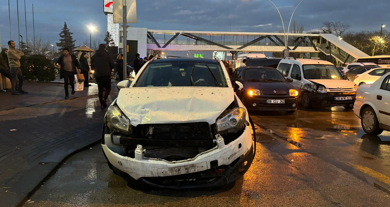 Ankara’da zincirleme kaza!