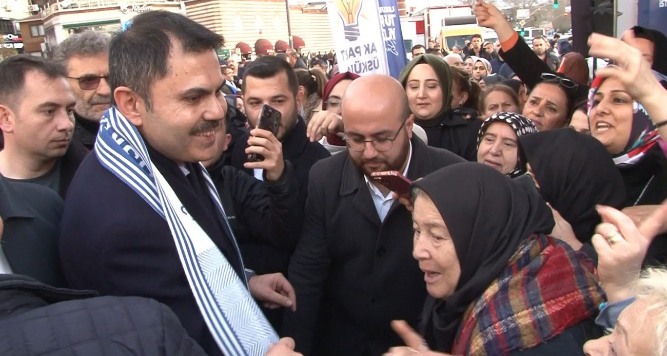 Murat Kurum'a Üsküdar'da yoğun ilgi!