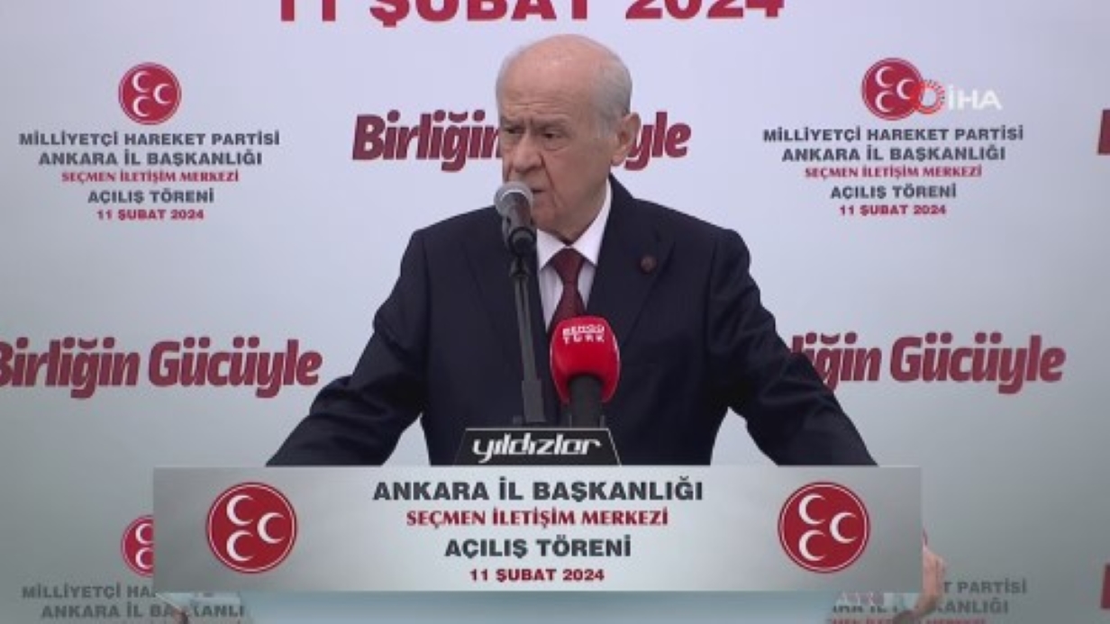 MHP Genel Başkanı Devlet Bahçeli: "CHP demek DEM demektir"