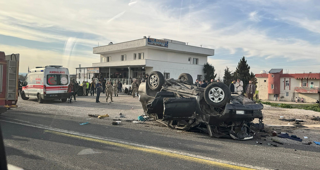 Şırnak’ta polis ekibi kaza yaptı!