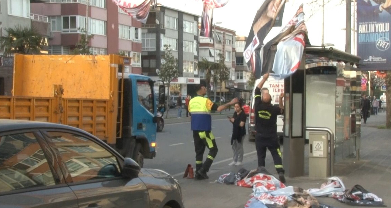 Propaganda serbestliği sona erdi: Afişler, araç giydirmeler ve flamalar kaldırıldı