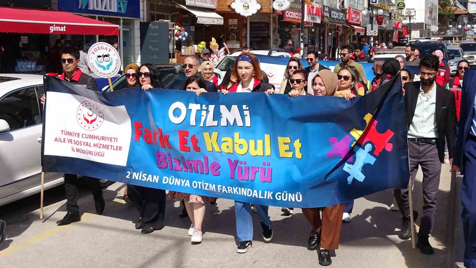Yozgat’ta otizm farkındalık yürüyüşü düzenlendi