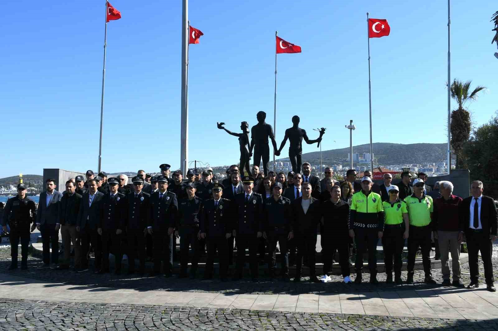 Kuşadası’nda Türk Polis Teşkilatı’nın 179’uncu kuruluş yıl dönümü kutlandı
