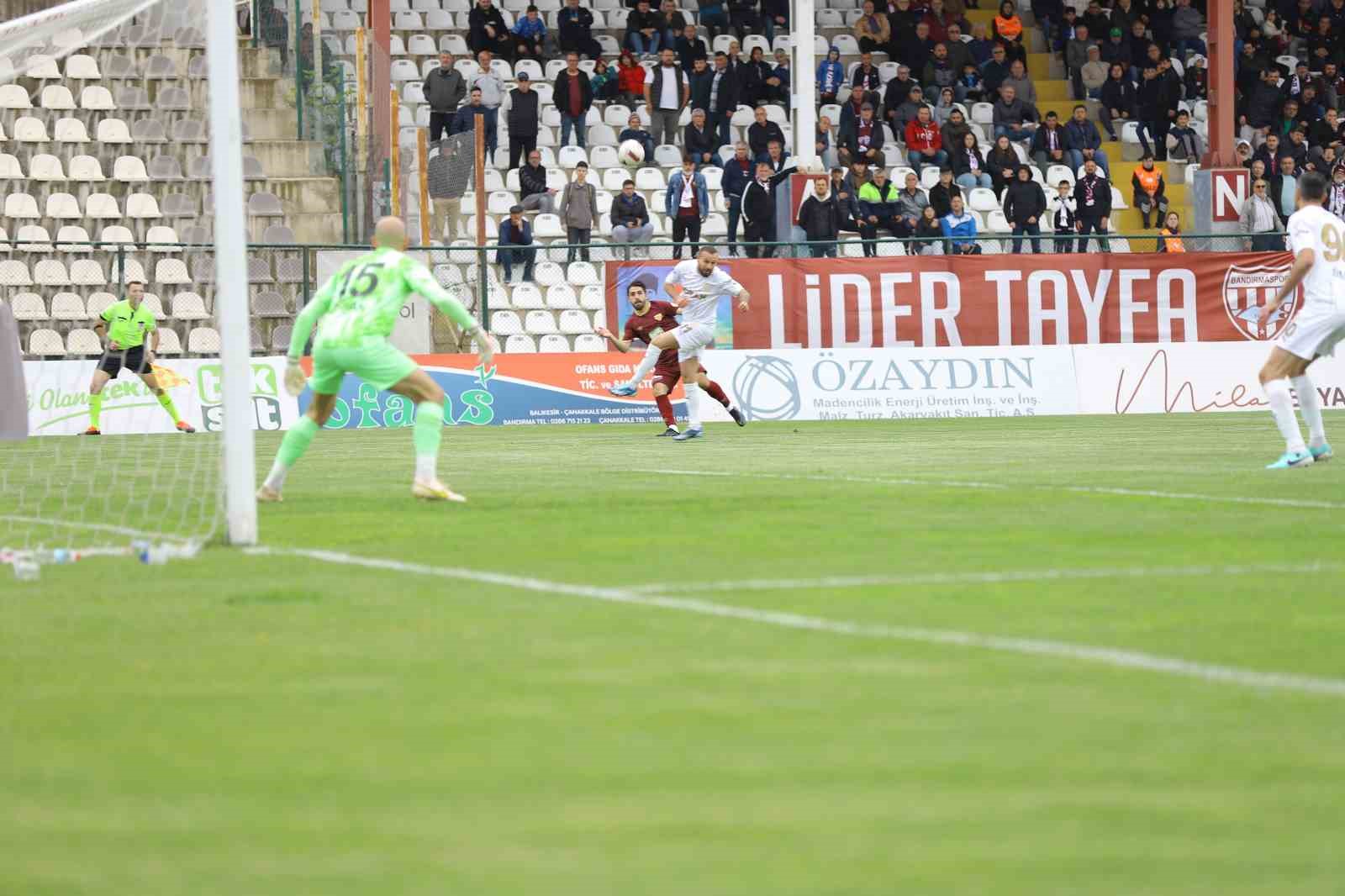 Trendyol 1. Lig: Bandırmaspor: 1 - Manisa Futbol Kulübü: 1