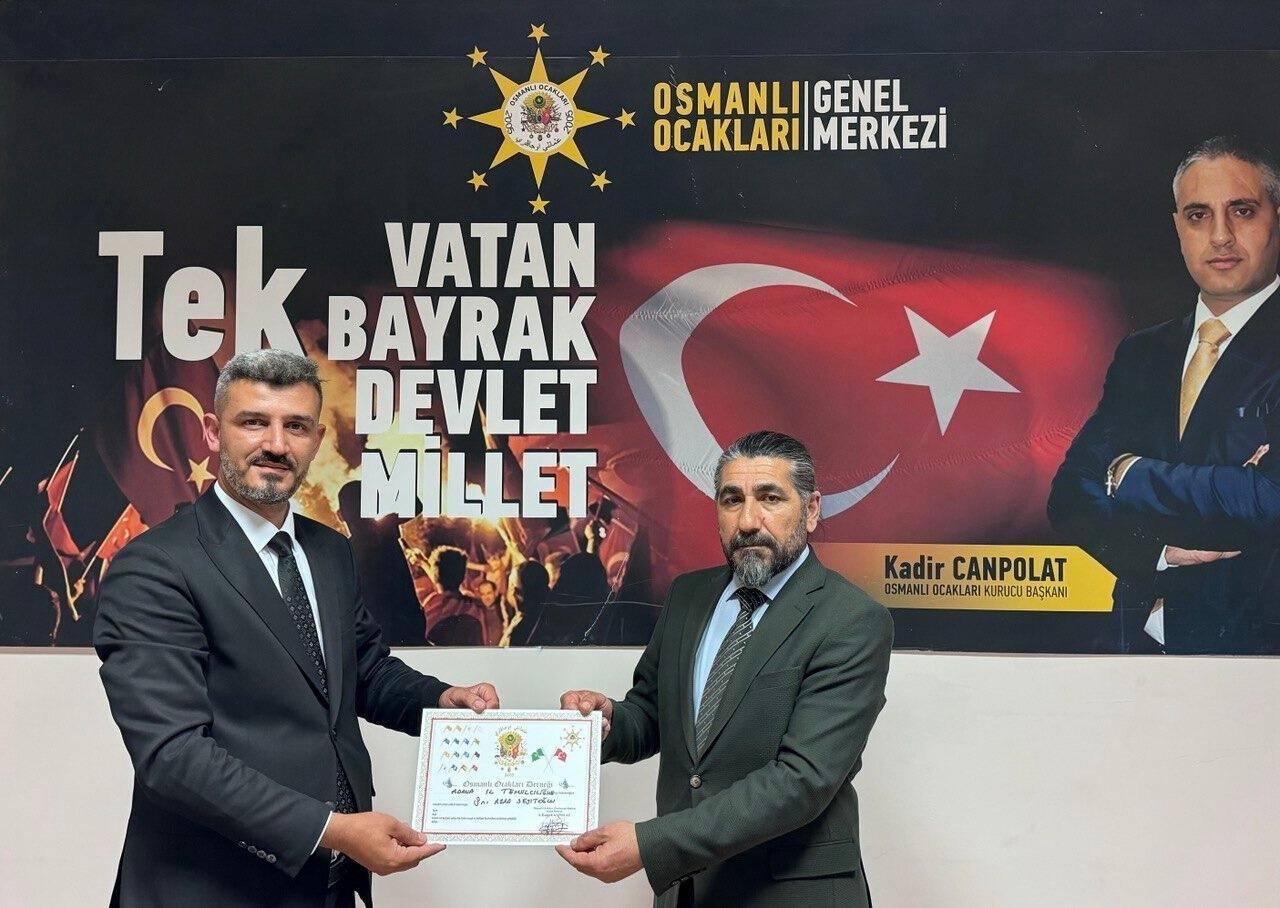 Osmanlı Ocakları Adana İl Başkanlığı’na Azad Seyitoğlu atandı