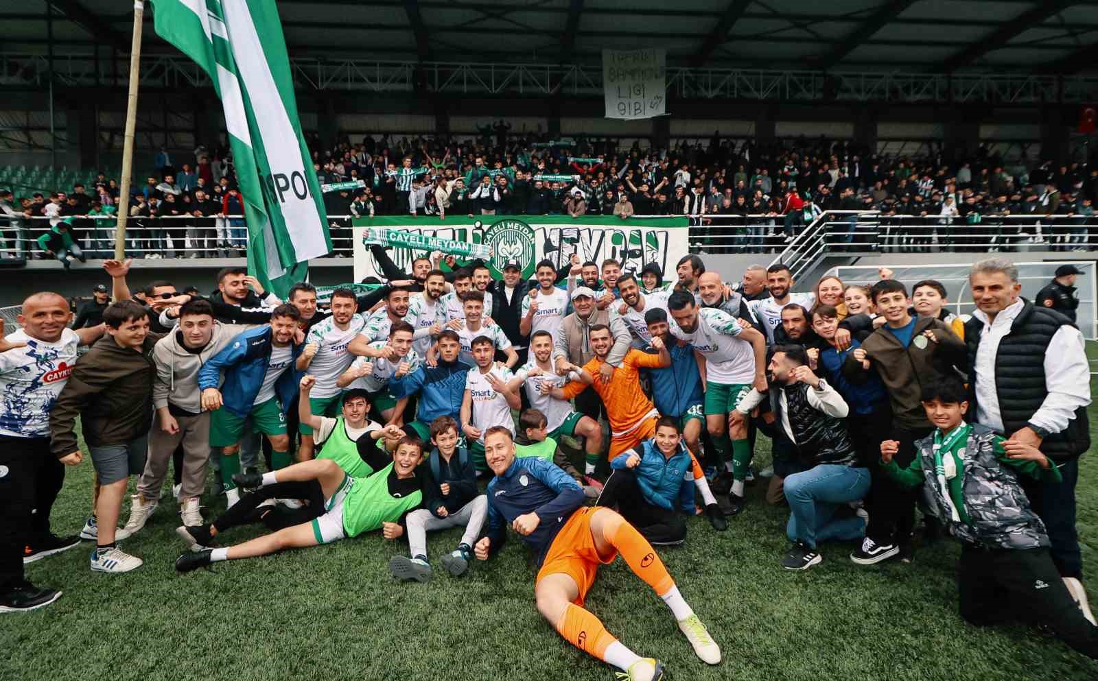 Çayelispor, TFF 3. Lig’e çok yakın