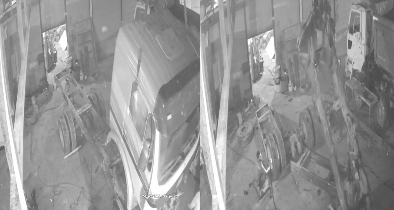 Kamyonu parçalarına ayıran tamirci yakalanınca, 