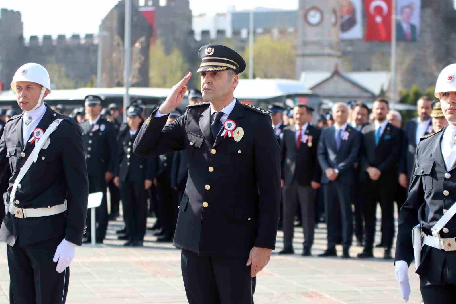 Türk Polis Teşkilatı’nın 179. yaşı Kayseri’de kutlanıyor
