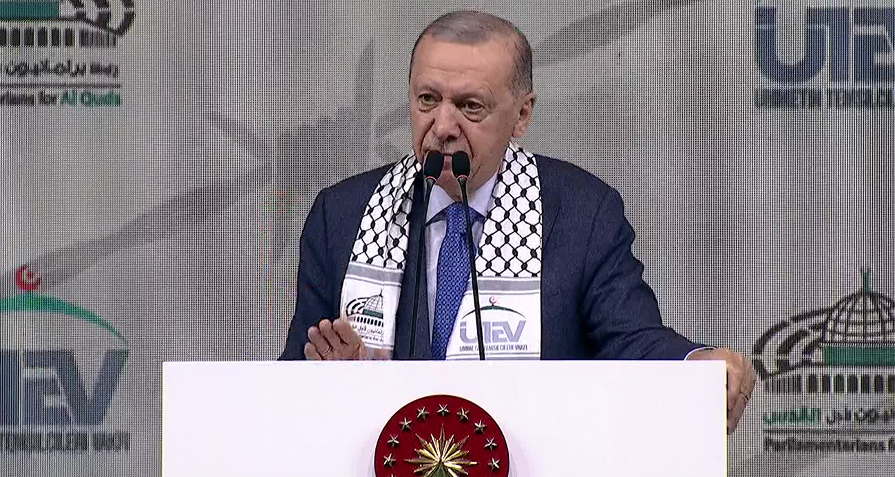 Cumhurbaşkanı Erdoğan: ''Kudüs’ün kadım kimliği adım adım yok ediliyor''