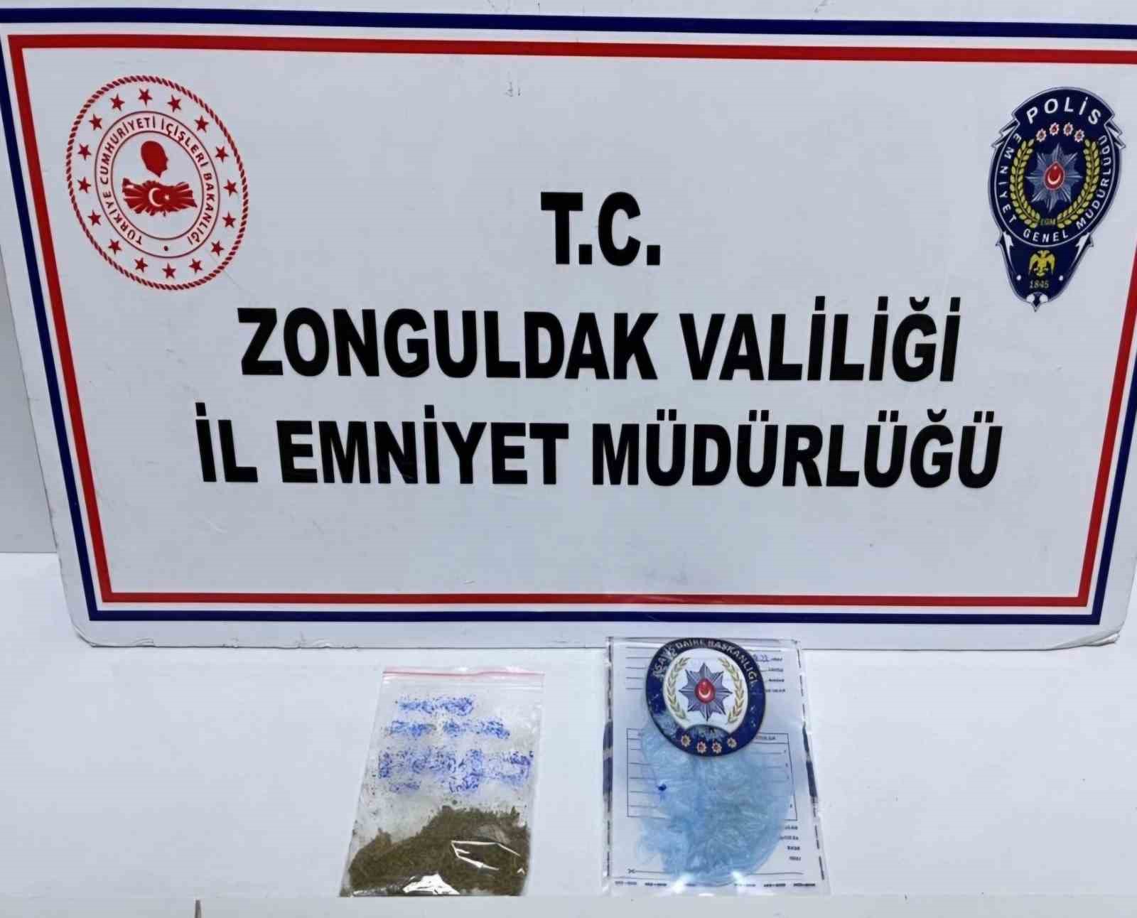 Zonguldak’ta uyuşturucu operasyonu: 1 kişi tutuklandı