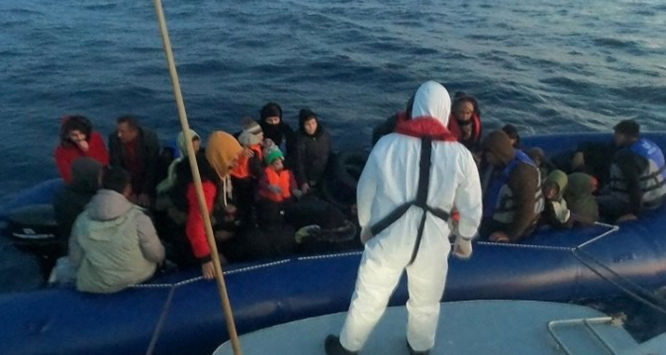 Çanakkale’de 20’si çocuk 42 kaçak göçmen yakalandı