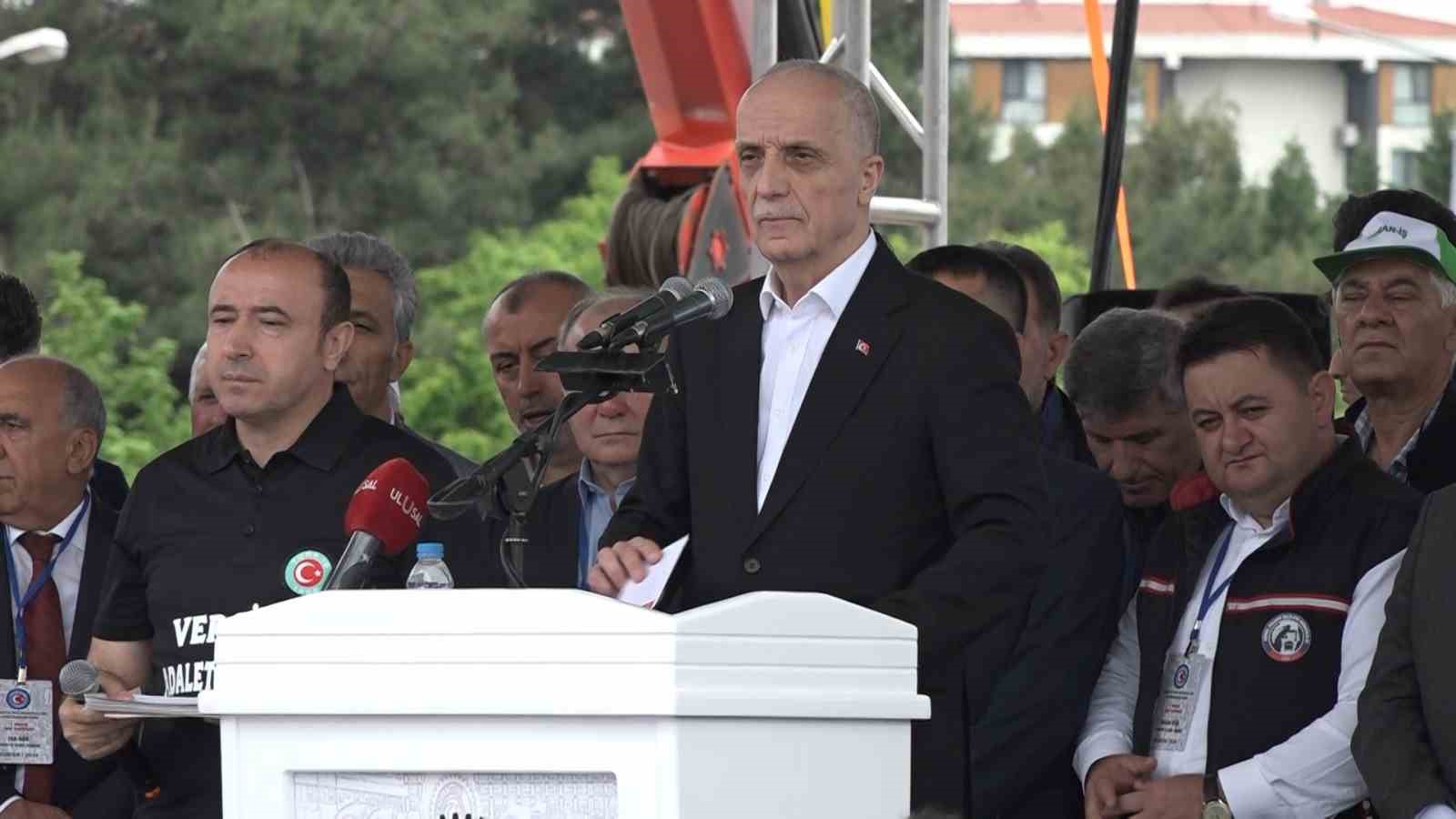 TÜRK-İŞ Genel Başkanı Atalay: 