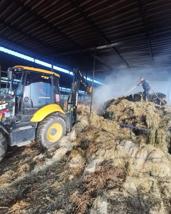 Cincin’de meydana gelen yangında maddi hasar oluştu