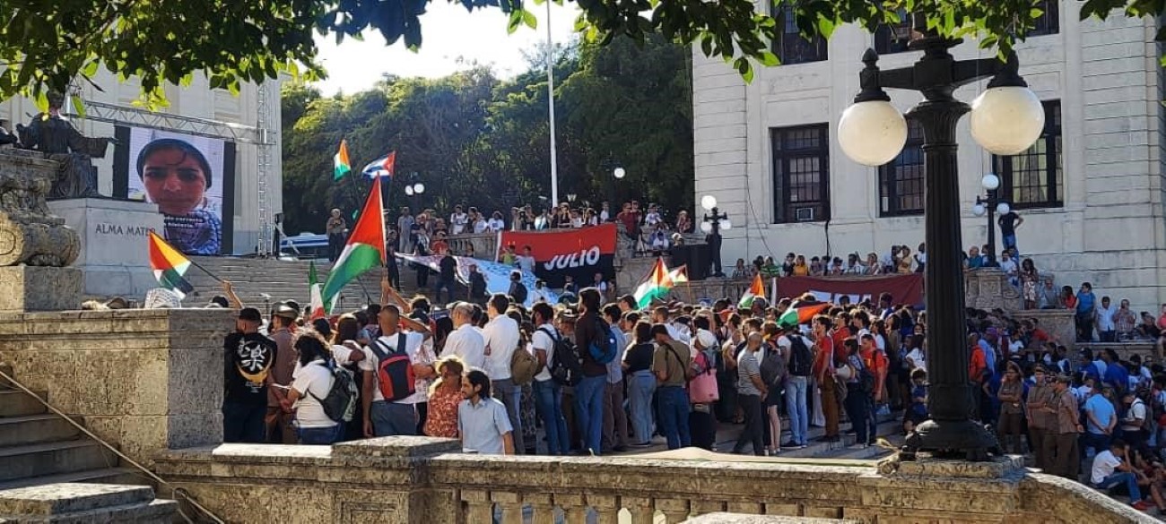 Üniversitelerdeki Filistin’e destek gösterileri Küba’ya sıçradı