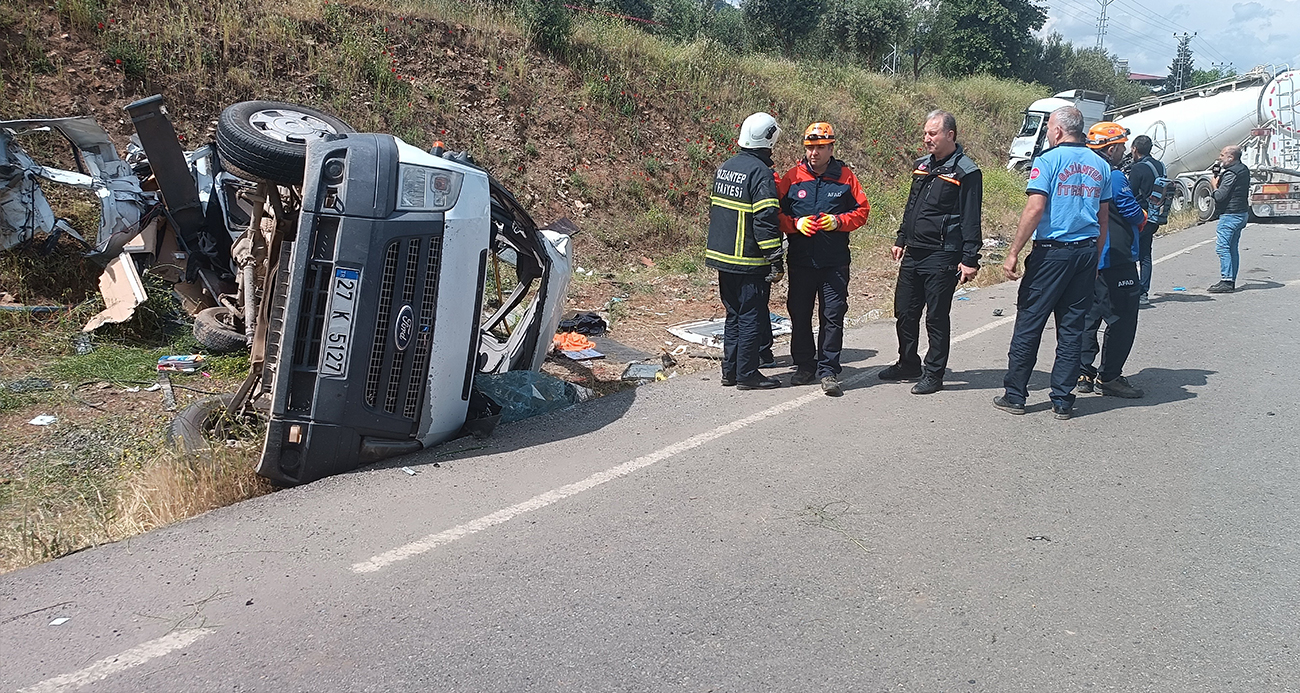 Gaziantep'teki feci kazada kamyon şoförü tutuklandı