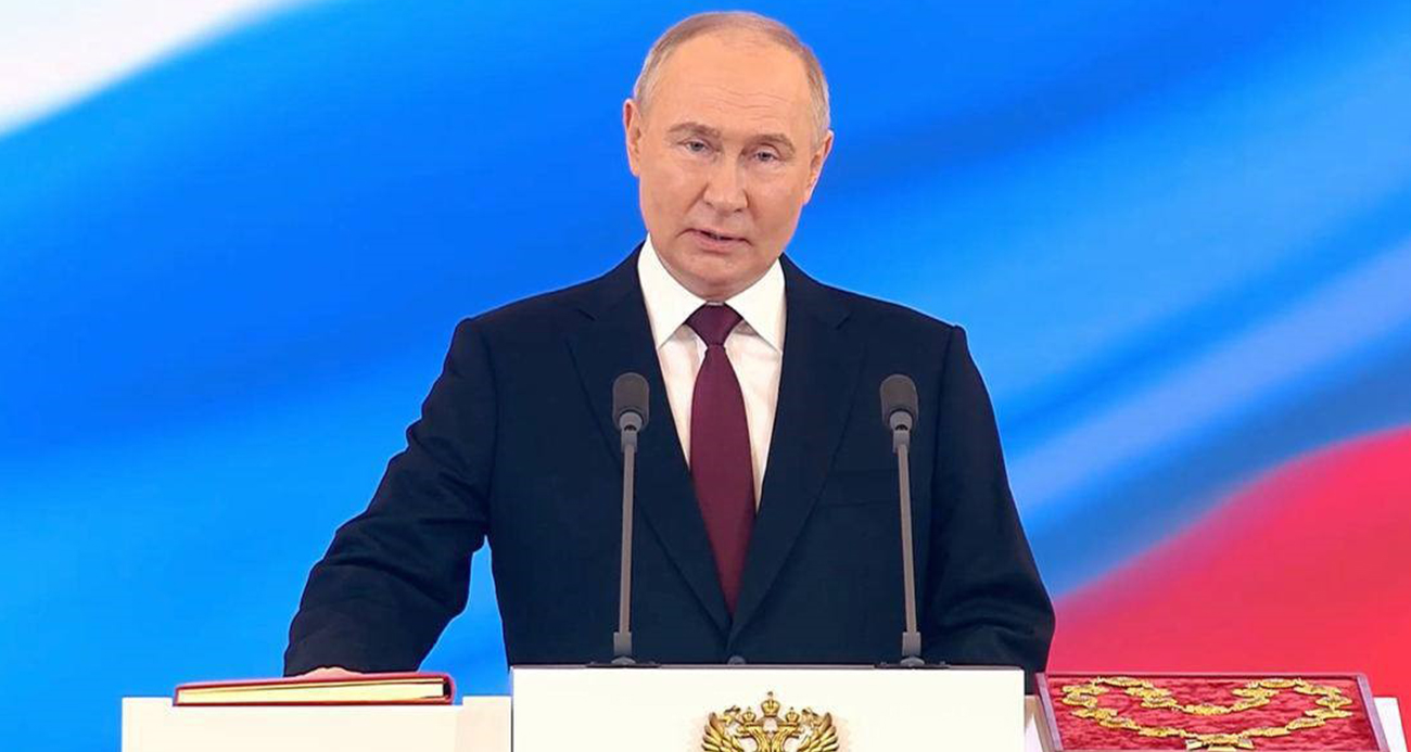 Putin, yemin ederek 5. dönemine başladı