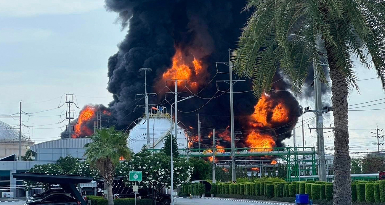 Tayland'da kimya fabrikasında patlama: 1 ölü, 3 yaralı