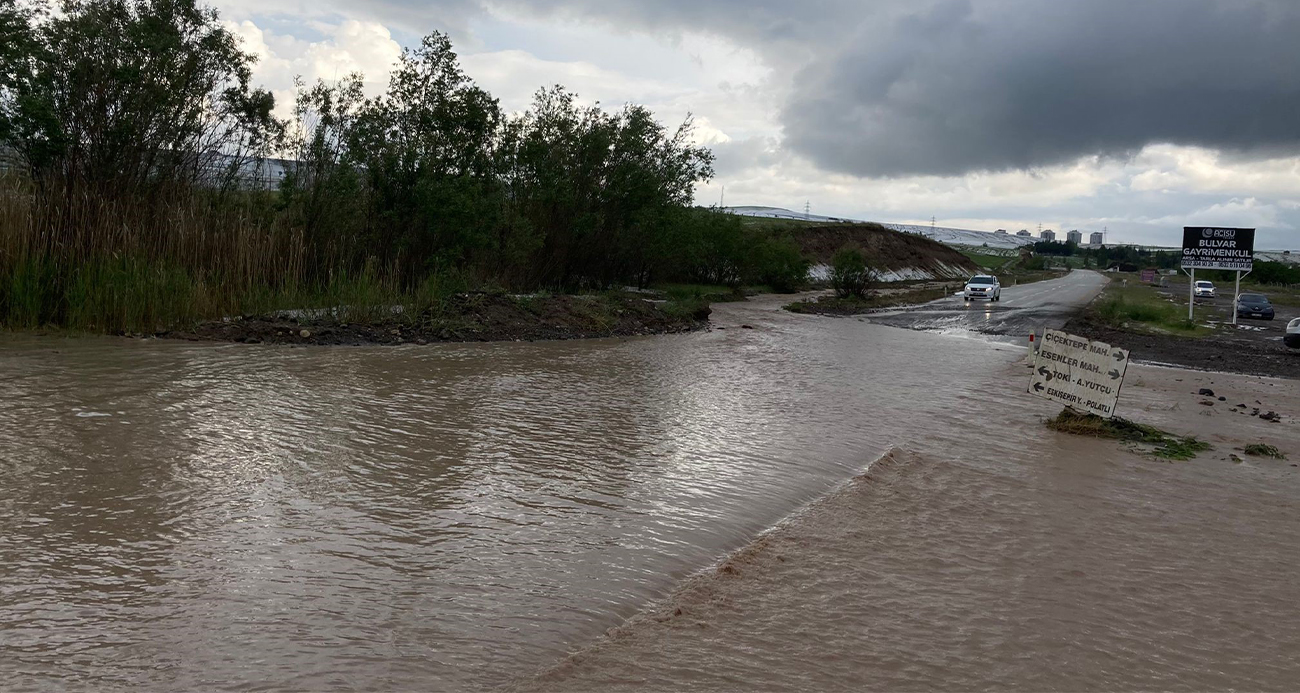 Ankara’da kuvvetli yağış!