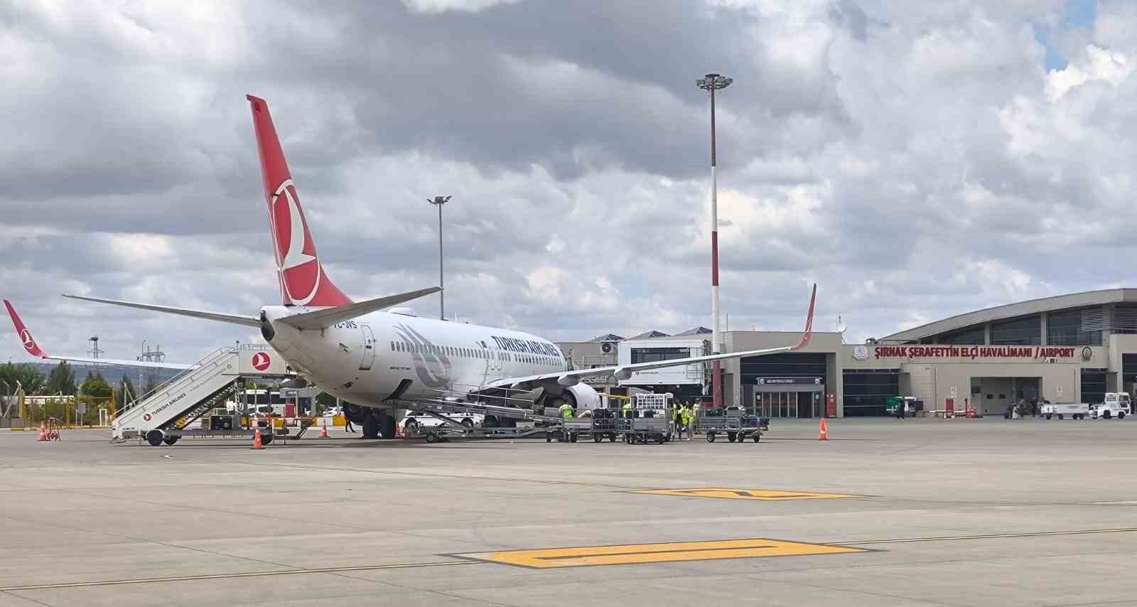 Şerafettin Elçi Havalimanı Nisan ayında 51 bin 942 yolcuya hizmet verdi