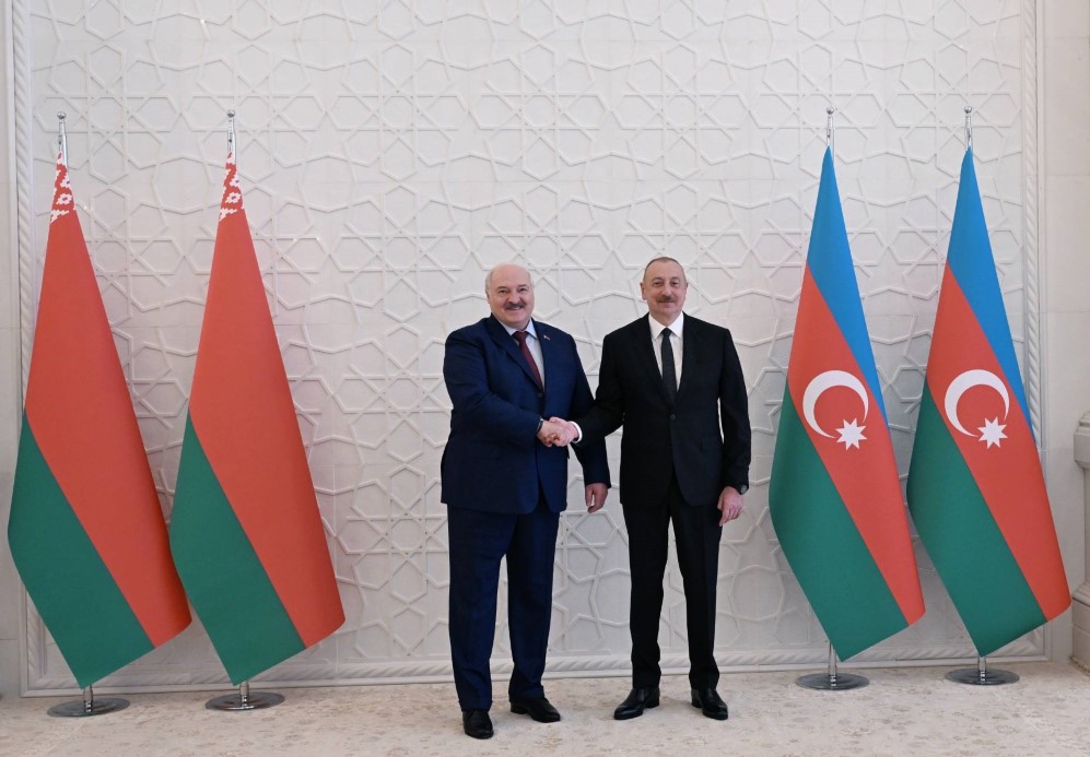 Azerbaycan Cumhurbaşkanı Aliyev, Belarus Devlet Başkanı Lukaşenko ile görüştü