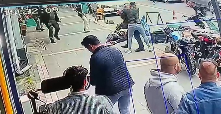 Tokat’ta keserli saldırı kameraya yansıdı