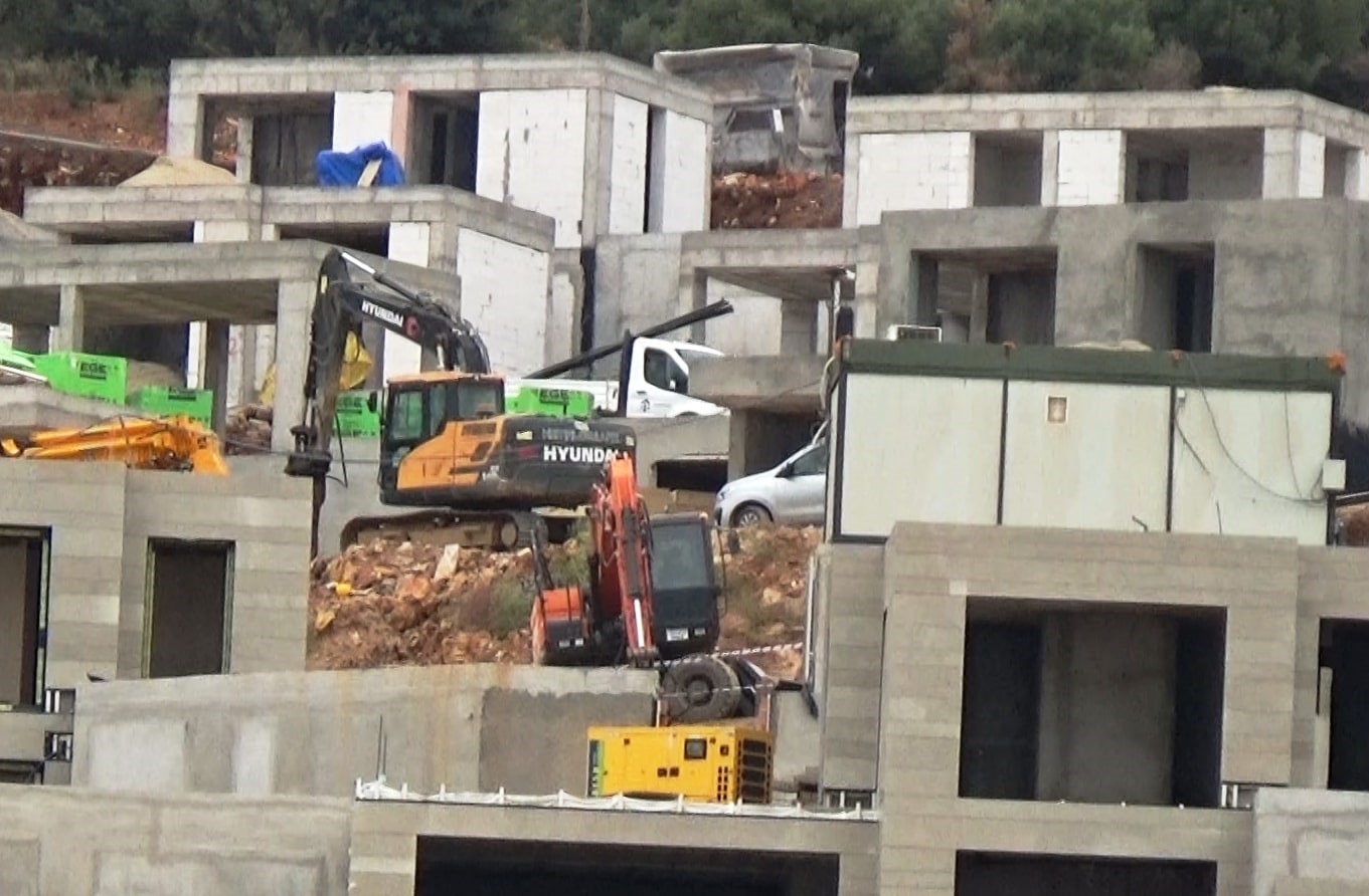 Bodrum’da yasağa rağmen inşaatlar tam gaz devam ediyor