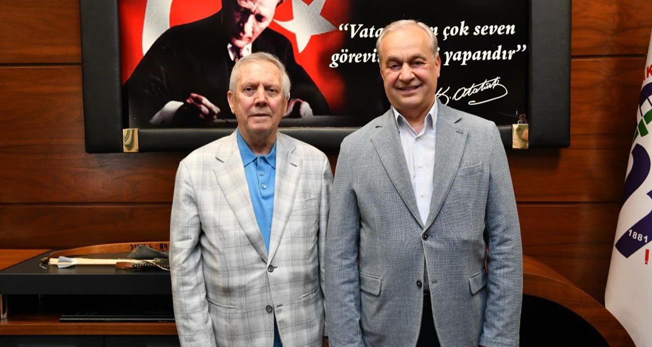 Aziz Yıldırım’dan, Başkan Şükrü Erdem’e ziyaret