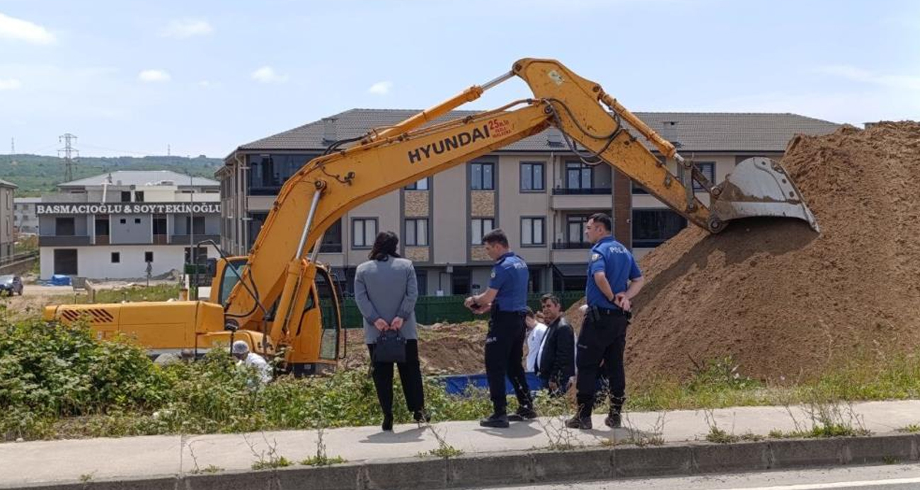 Sakarya’da inşaat kazısı esnasında elleri ve ayakları bağlı ceset bulundu