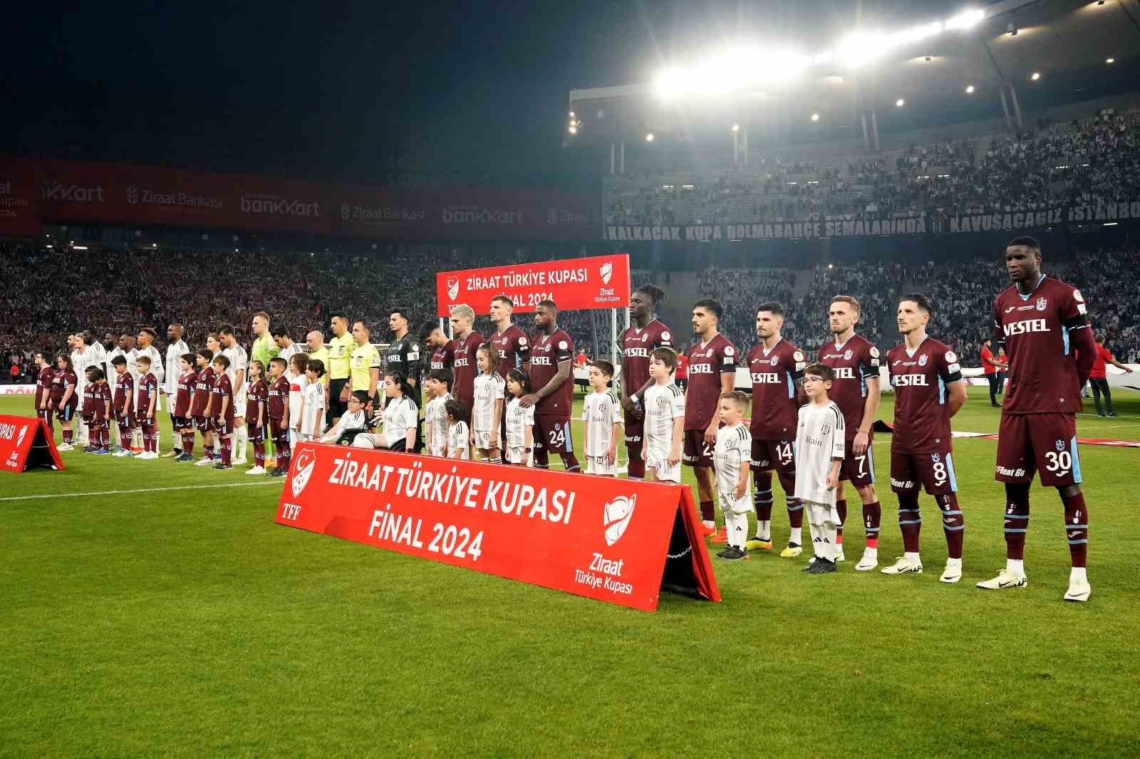 Ziraat Türkiye Kupası Finali: Beşiktaş: 0 - Trabzonspor: 1 (Maç devam ediyor)