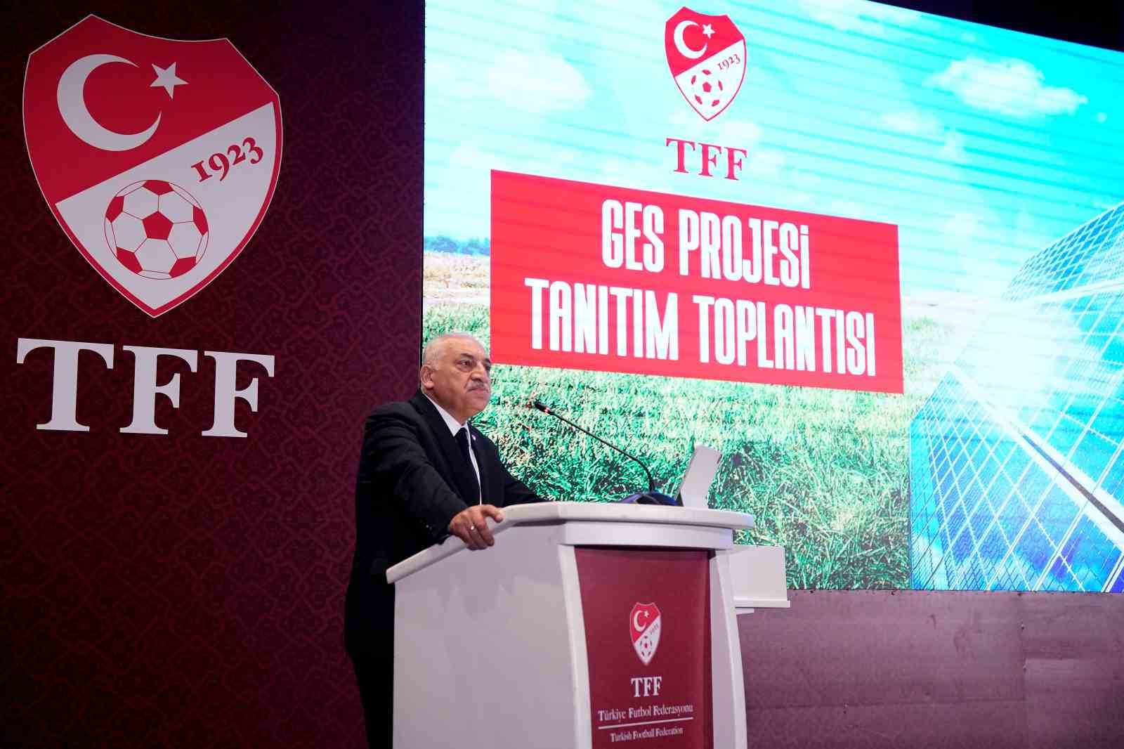 Mehmet Büyükekşi: “TFF, kendi enerjisini üretecek”