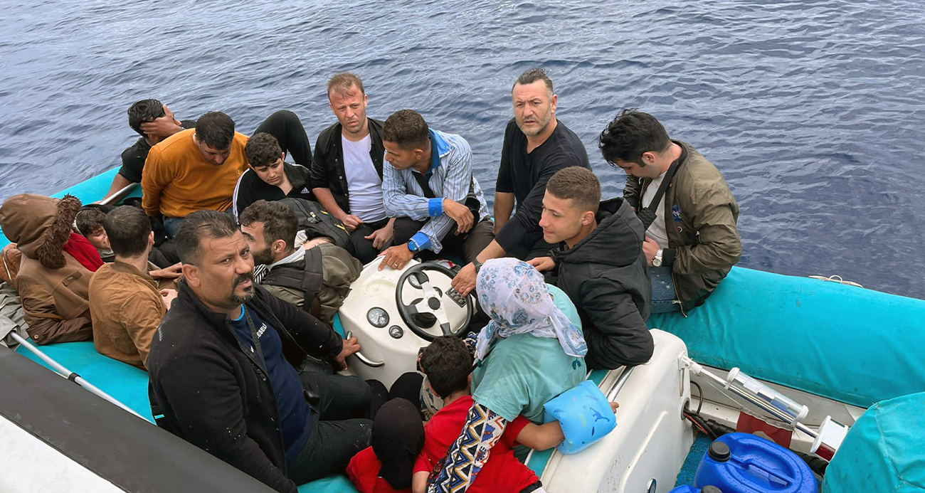 Datça’da 45 düzensiz göçmen yakalandı