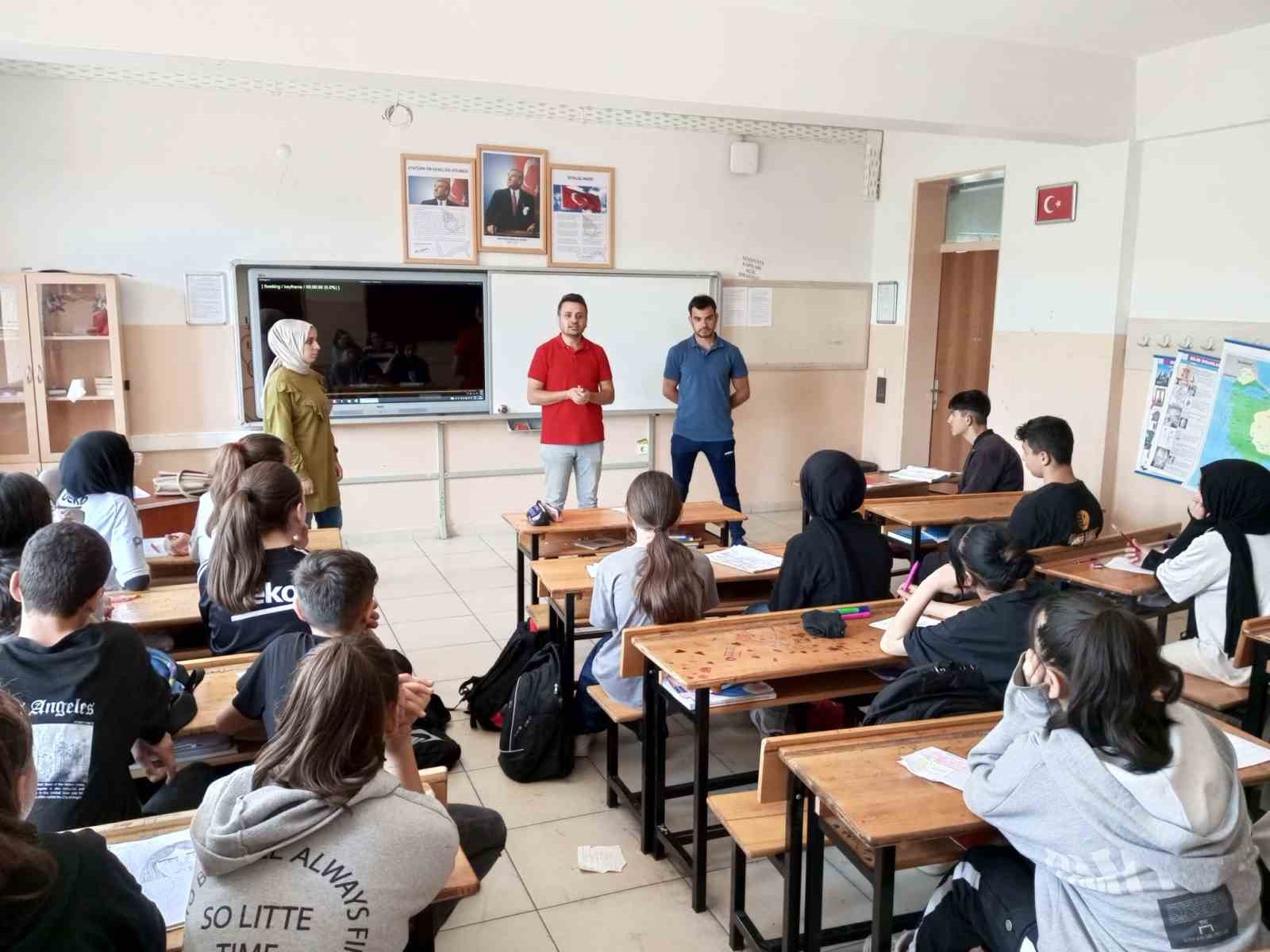 Hisarcık’ta ortaokul öğrencilerine Anadolu Lisesi tanıtıldı