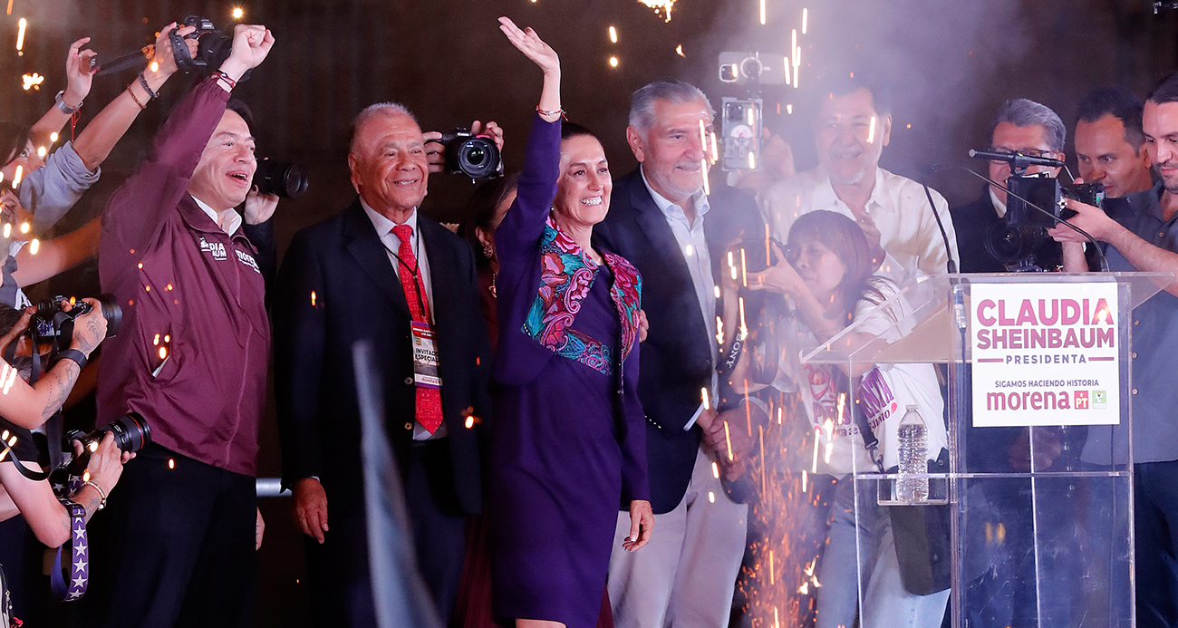 Claudia Sheinbaum, Meksika'nın ilk kadın devlet başkanı oldu