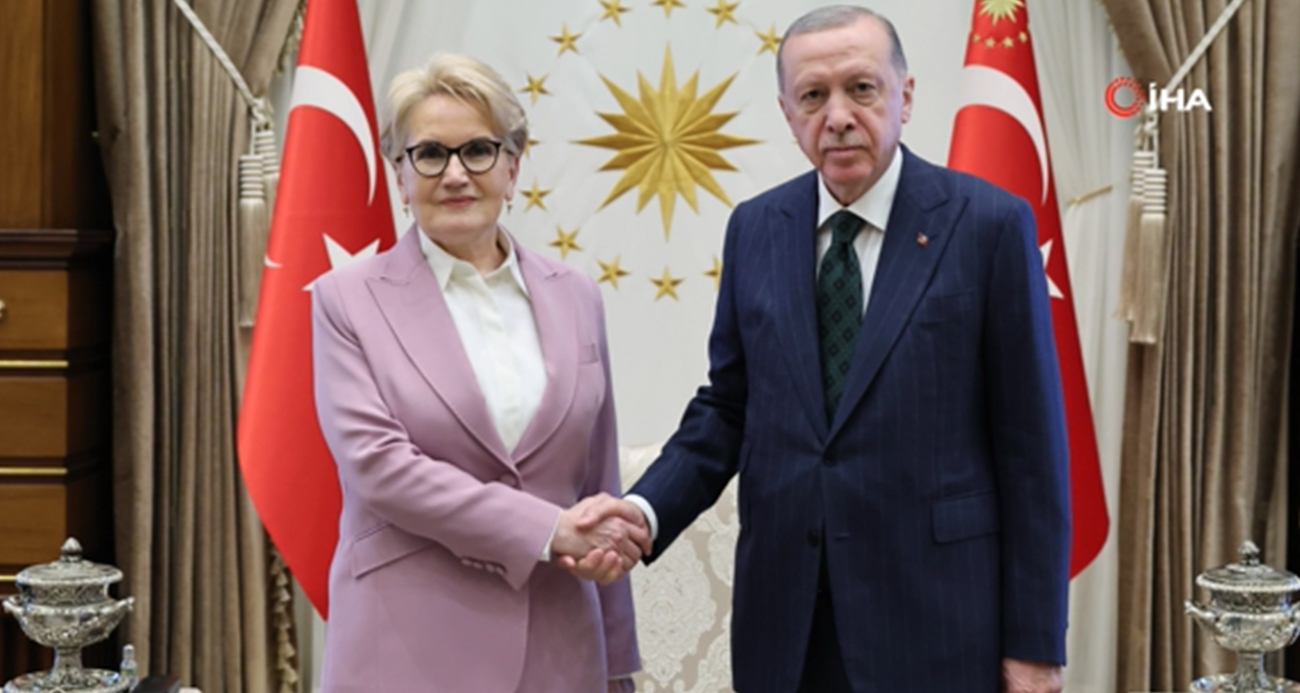 Cumhurbaşkanı Erdoğan, Meral Akşener’i kabul etti