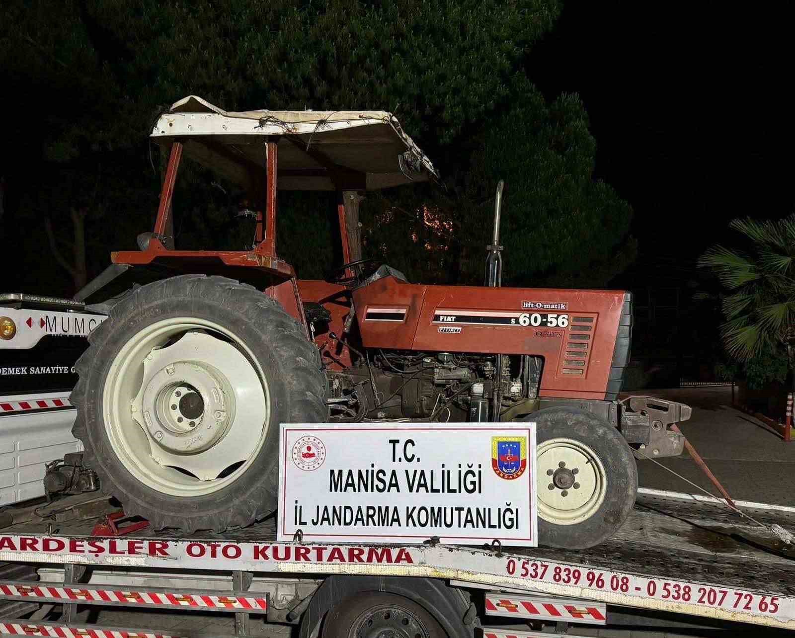 Saruhanlı’da çalınan traktör Şehzadeler’de bulundu