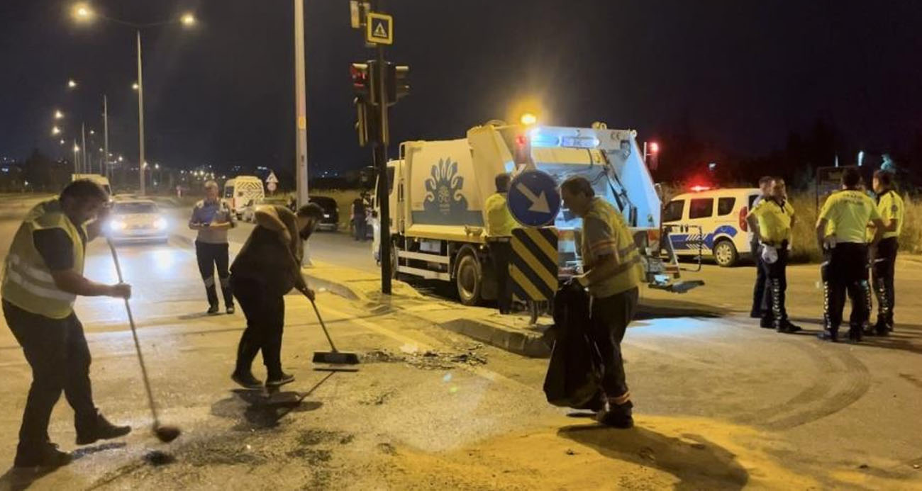 Bursa’da işçileri taşıyan servis ile kamyonet çarpıştı: 8 yaralı