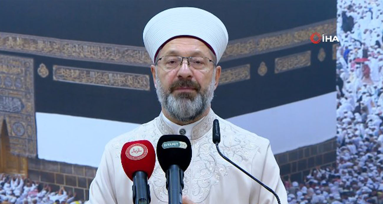 Diyanet İşleri Başkanı Erbaş: “Filistin'in kurtuluşu için dirayetle hareket etmek zorundayız”